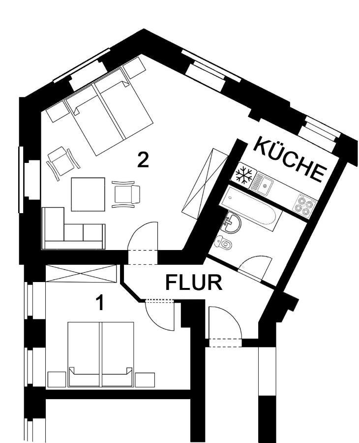 Apartment Eva Chemnitz Esterno foto